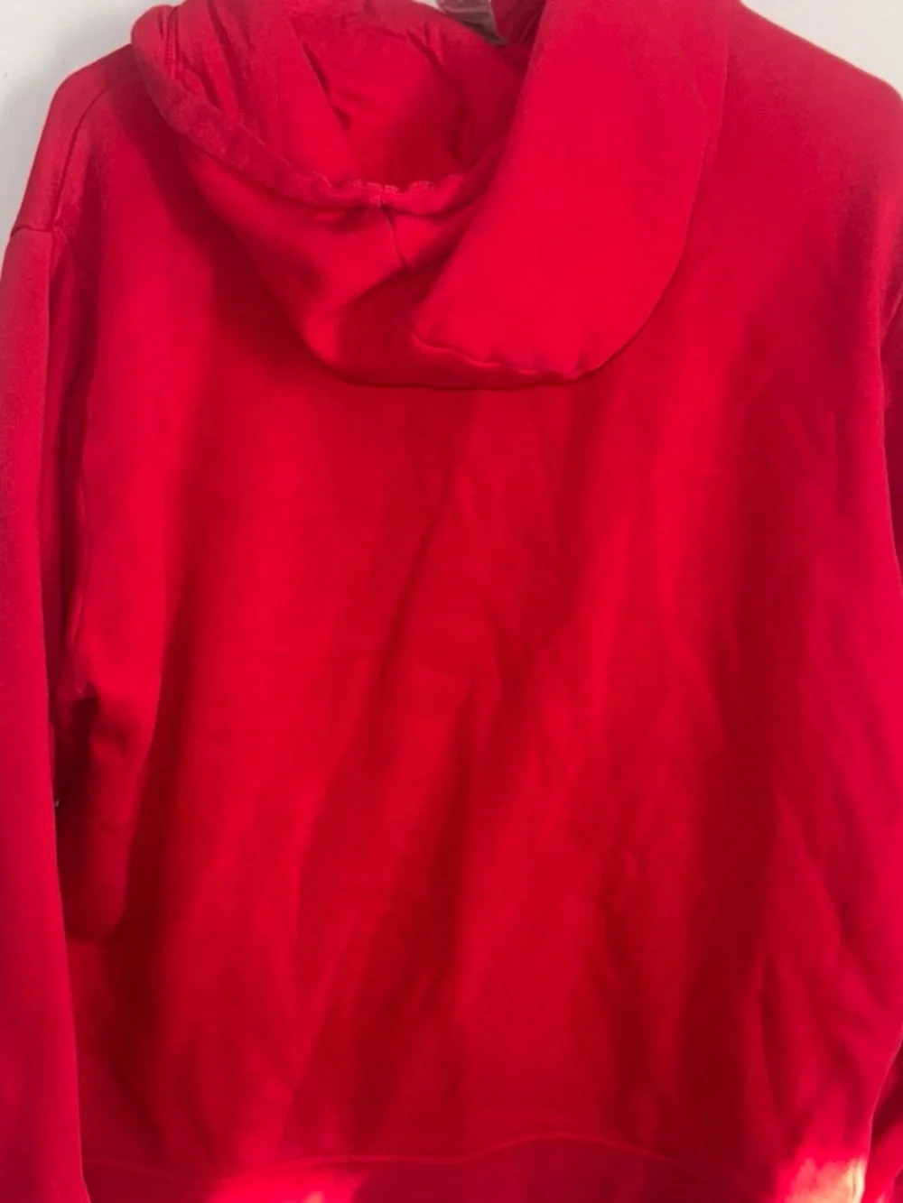 Reebok Red Crewneck Sweatshirt with Navy Logo